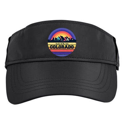 Garden Of The Gods Souvenir Colorado Mountain National Park Adult Drive Performance Visor