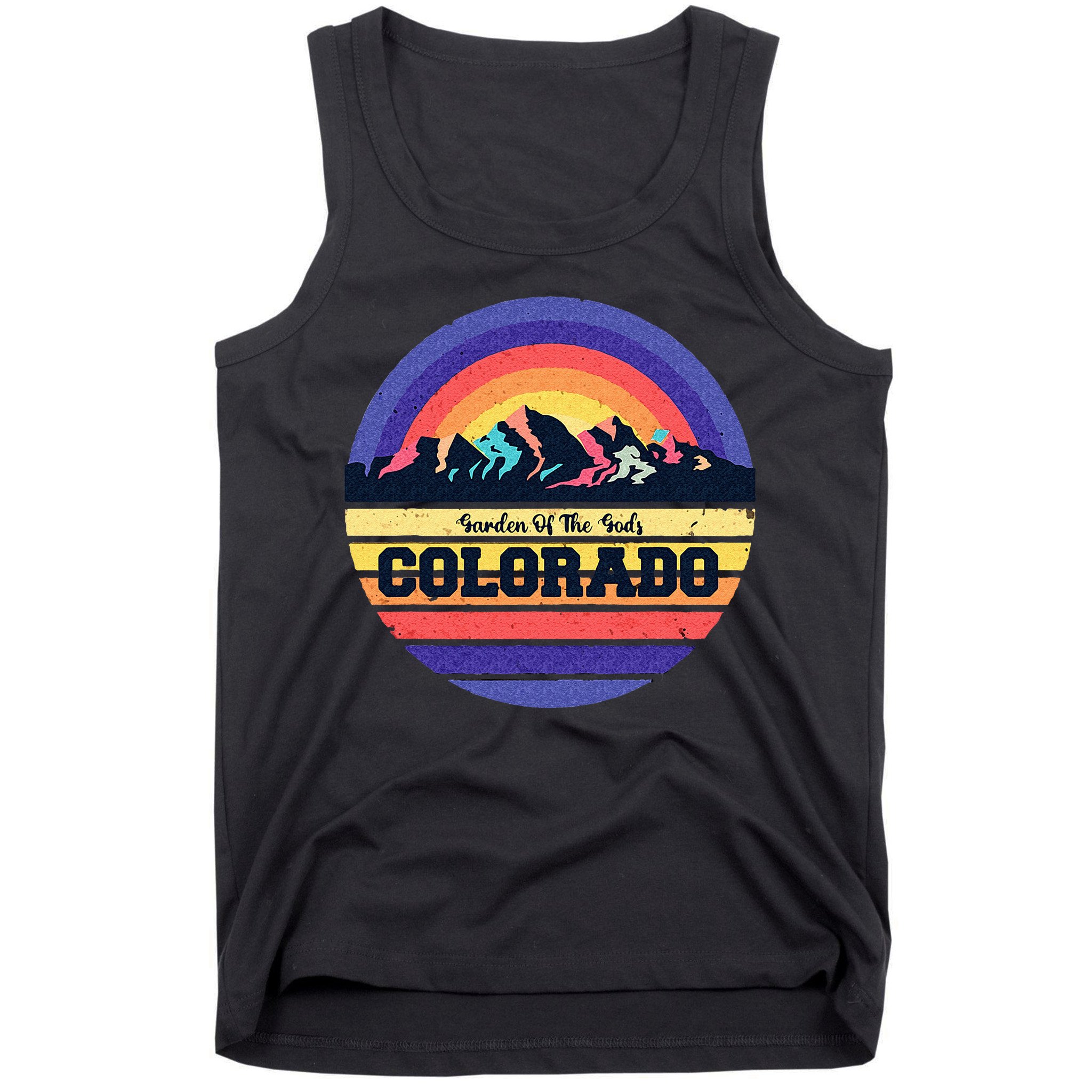 Garden Of The Gods Souvenir Colorado Mountain National Park Tank Top