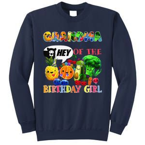 Grandma Of The Birthday Family Fruit Birthday Hey Bear Sweatshirt