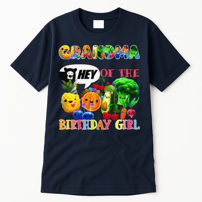 Grandma Of The Birthday Family Fruit Birthday Hey Bear Tall T-Shirt