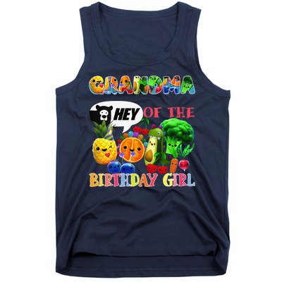 Grandma Of The Birthday Family Fruit Birthday Hey Bear Tank Top