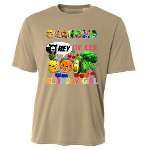 Grandma Of The Birthday Family Fruit Birthday Hey Bear Cooling Performance Crew T-Shirt