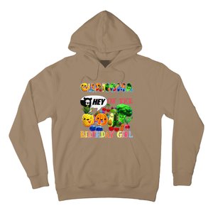 Grandma Of The Birthday Family Fruit Birthday Hey Bear Hoodie