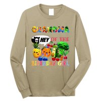 Grandma Of The Birthday Family Fruit Birthday Hey Bear Long Sleeve Shirt