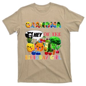 Grandma Of The Birthday Family Fruit Birthday Hey Bear T-Shirt