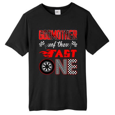 Godmother Of The Fast One First Birthday Racing Car Family Tall Fusion ChromaSoft Performance T-Shirt