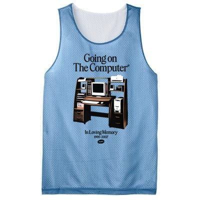 Going On The Computer In Loving Memory 1995 2007 Mesh Reversible Basketball Jersey Tank