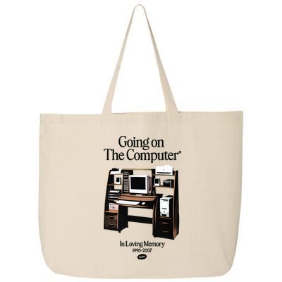 Going On The Computer In Loving Memory 1995 2007 25L Jumbo Tote