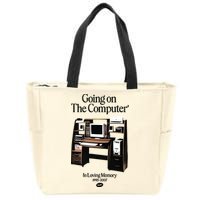 Going On The Computer In Loving Memory 1995 2007 Zip Tote Bag