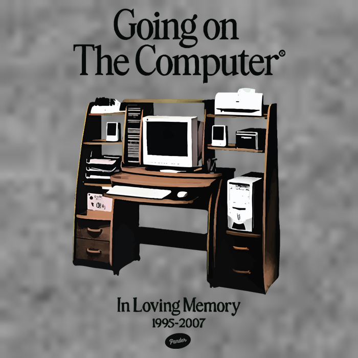 Going On The Computer In Loving Memory 1995 2007 Tall Hoodie