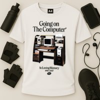 Going On The Computer In Loving Memory 1995 2007 Cooling Performance Crew T-Shirt