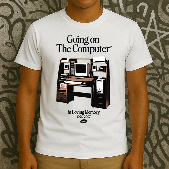 Going On The Computer In Loving Memory 1995 2007 T-Shirt