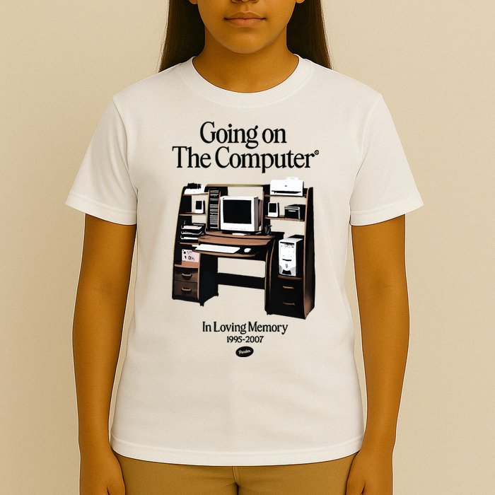 Going On The Computer In Loving Memory 1995 2007 T-Shirt