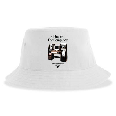 Going On The Computer In Loving Memory 1995 2007 Sustainable Bucket Hat