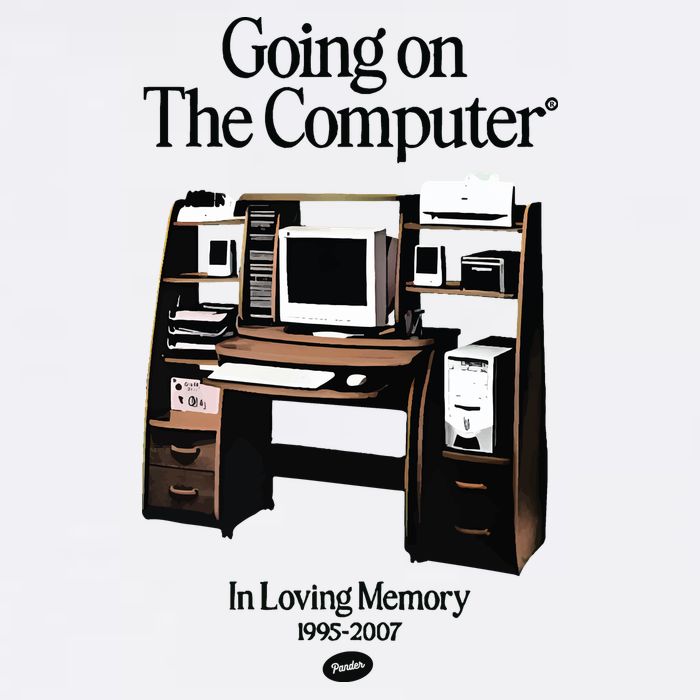 Going On The Computer In Loving Memory 1995 2007 Knit Cap Winter Beanie