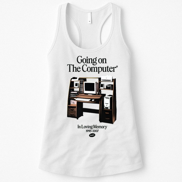 Going On The Computer In Loving Memory 1995 2007 Womens Tank Top