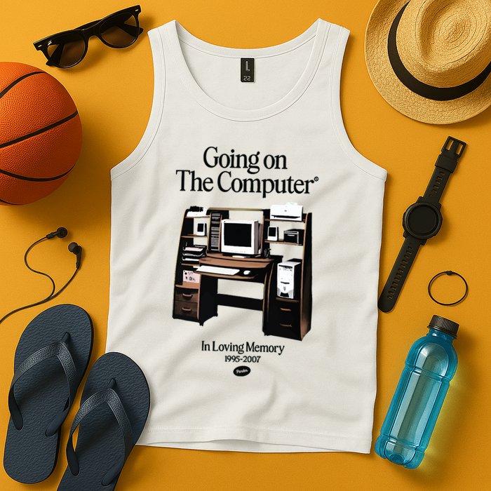 Going On The Computer In Loving Memory 1995 2007 Tank Top