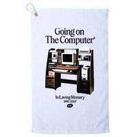 Going On The Computer In Loving Memory 1995 2007 Golf Towel