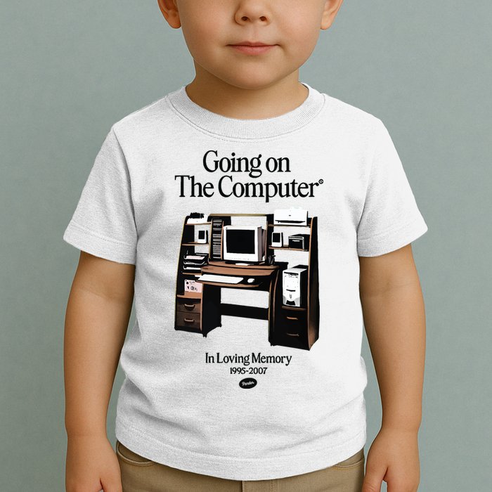 Going On The Computer In Loving Memory 1995 2007 Toddler T-Shirt