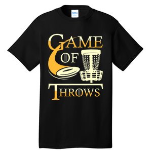 Game of Throws - Disc Golf Player Flying Disc Golfer Tall T-Shirt