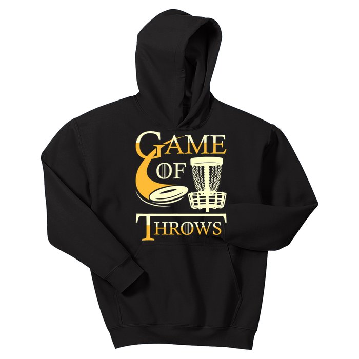 Game of Throws - Disc Golf Player Flying Disc Golfer Kids Hoodie