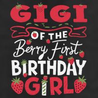 Gigi Of The Berry First Birthday Girl Strawberry Grandma 11oz C Handle Ceramic Mug