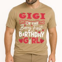 Gigi Of The Berry First Birthday Girl Strawberry Grandma Cooling Performance Crew T-Shirt