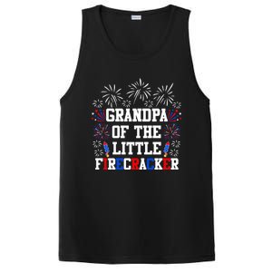 Grandpa Of The Little Firecracker Gift 4th Of July Birthday Gift PosiCharge Competitor Tank