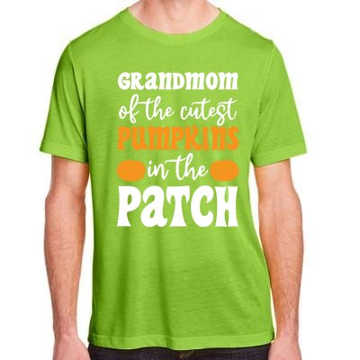 Grandmom Of The Cutest Pumpkins In The Patch Halloween Gift Adult ChromaSoft Performance T-Shirt