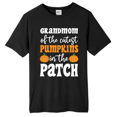 Grandmom Of The Cutest Pumpkins In The Patch Halloween Gift Tall Fusion ChromaSoft Performance T-Shirt