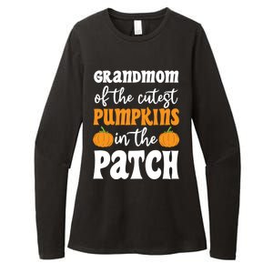 Grandmom Of The Cutest Pumpkins In The Patch Halloween Gift Womens CVC Long Sleeve Shirt