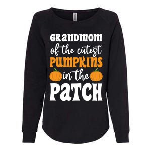 Grandmom Of The Cutest Pumpkins In The Patch Halloween Gift Womens California Wash Sweatshirt