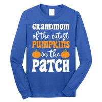 Grandmom Of The Cutest Pumpkins In The Patch Halloween Gift Long Sleeve Shirt