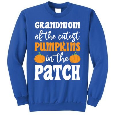 Grandmom Of The Cutest Pumpkins In The Patch Halloween Gift Sweatshirt