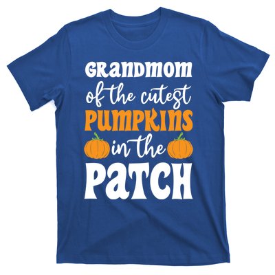 Grandmom Of The Cutest Pumpkins In The Patch Halloween Gift T-Shirt