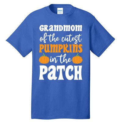 Grandmom Of The Cutest Pumpkins In The Patch Halloween Gift Tall T-Shirt