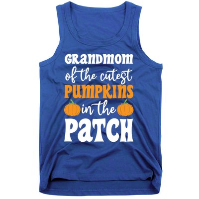 Grandmom Of The Cutest Pumpkins In The Patch Halloween Gift Tank Top