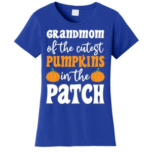 Grandmom Of The Cutest Pumpkins In The Patch Halloween Gift Women's T-Shirt