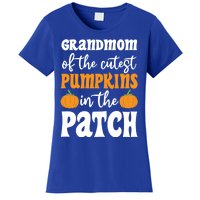 Grandmom Of The Cutest Pumpkins In The Patch Halloween Gift Women's T-Shirt