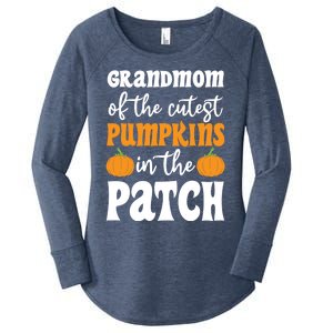 Grandmom Of The Cutest Pumpkins In The Patch Halloween Gift Women's Perfect Tri Tunic Long Sleeve Shirt