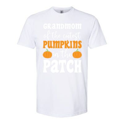 Grandmom Of The Cutest Pumpkins In The Patch Halloween Gift Softstyle CVC T-Shirt