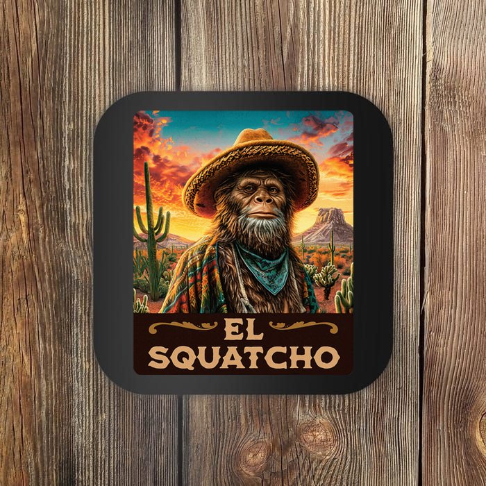 Guardian Of The Desert Bigfoot Sasquatch & El Squatcho Coaster