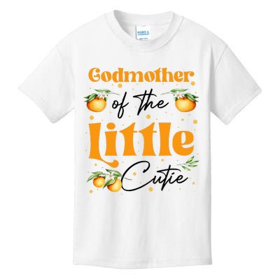 Godmother Of The Little Cutie Clementine Birthday Party Kids T-Shirt