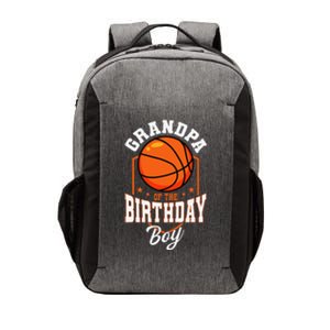 Grandpa Of The Birthday Boy Basketball Theme Bday Party Vector Backpack