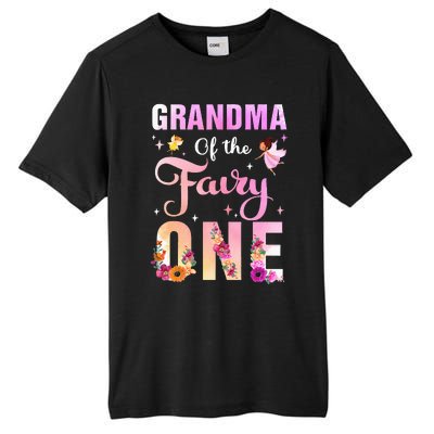 Grandma Of The Fairy One 1St Birthday Party Decoration Tall Fusion ChromaSoft Performance T-Shirt