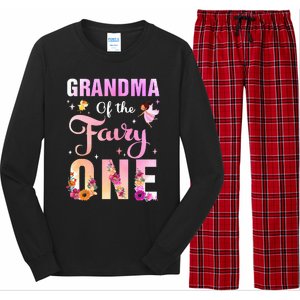 Grandma Of The Fairy One 1St Birthday Party Decoration Long Sleeve Pajama Set