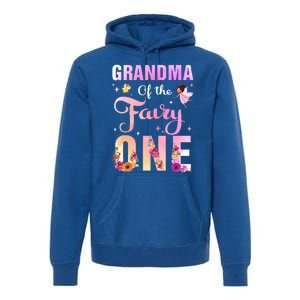 Grandma Of The Fairy One 1St Birthday Party Decoration Premium Hoodie