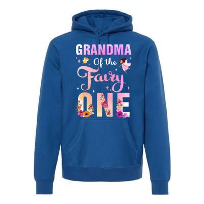 Grandma Of The Fairy One 1St Birthday Party Decoration Premium Hoodie