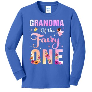 Grandma Of The Fairy One 1St Birthday Party Decoration Kids Long Sleeve Shirt