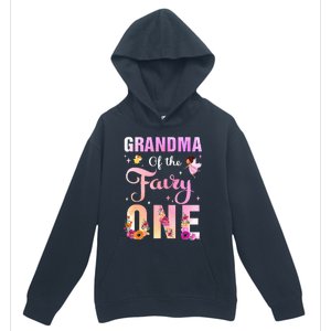 Grandma Of The Fairy One 1St Birthday Party Decoration Urban Pullover Hoodie